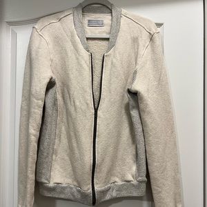 Two Bits Equestrian Zip Bomber Sweater Jacket